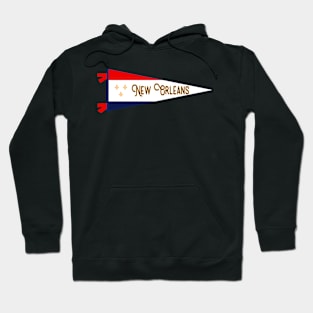 New Orleans Flag Pennant Hoodie